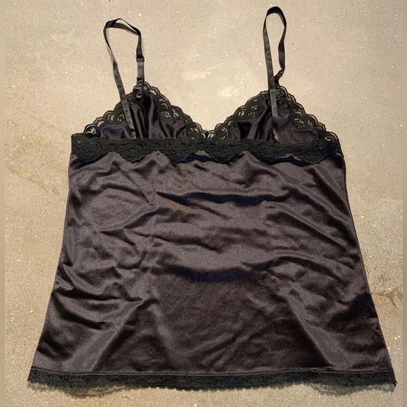 Vintage Impulse Lacy Black Camisole - Picture 2 of 4